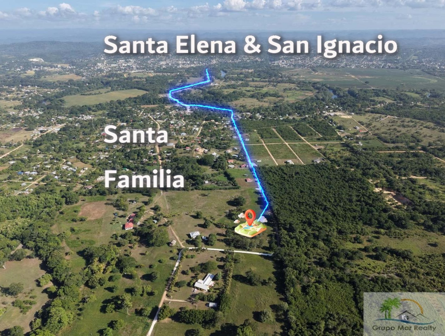 Belize 6.9 Acres in Santa Familia Cayo Near San Ignacio